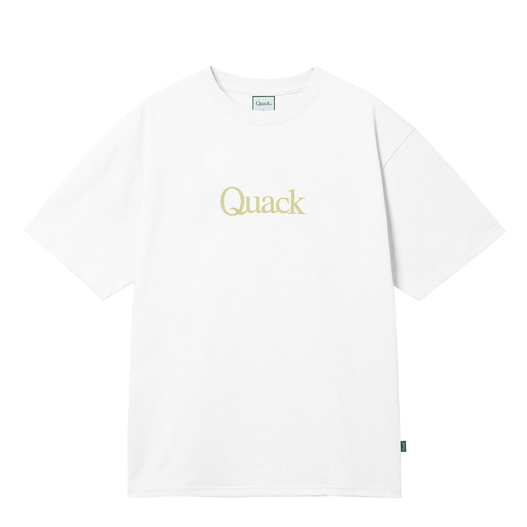 Quack Logo Tee - White